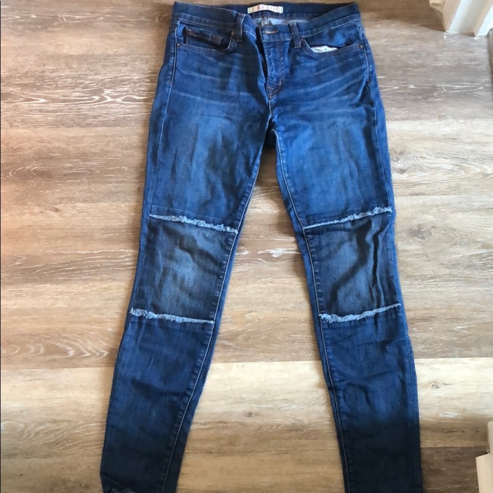 J Brand patchwork jeans